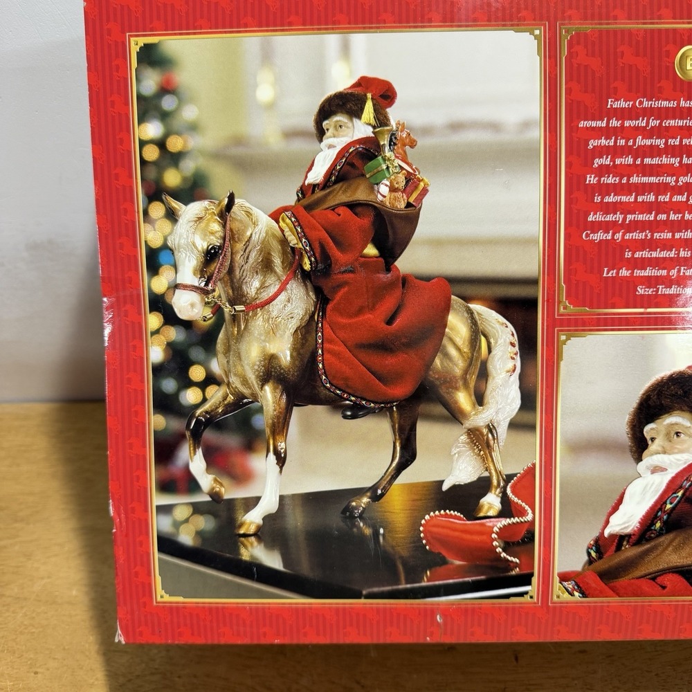 Breyer Father Christmas Holiday Horse Eighth in a Series 2004 New in Box #700404 - Picture 7 of 11